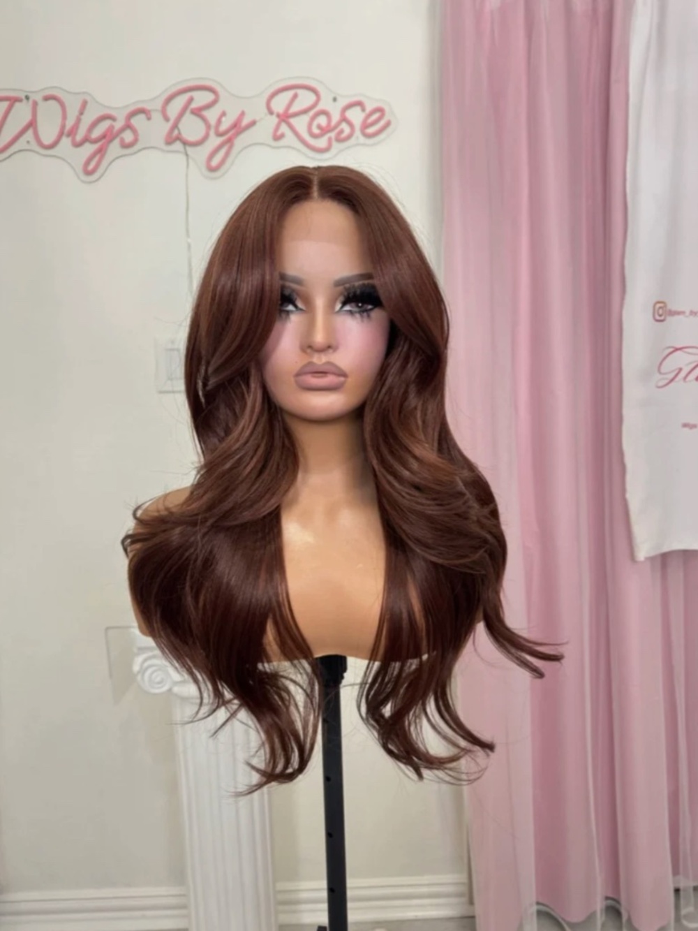 Anita Luxury Human Hair Blend Wig Glam Wigs By Rose